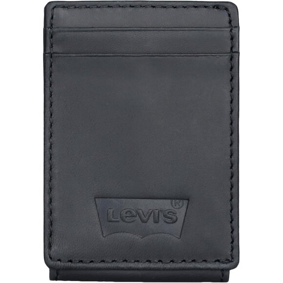 Levi's Men's RFID Slim Everyday Magnetic Front Pocket Card Case Wallet - Picture 5 of 10